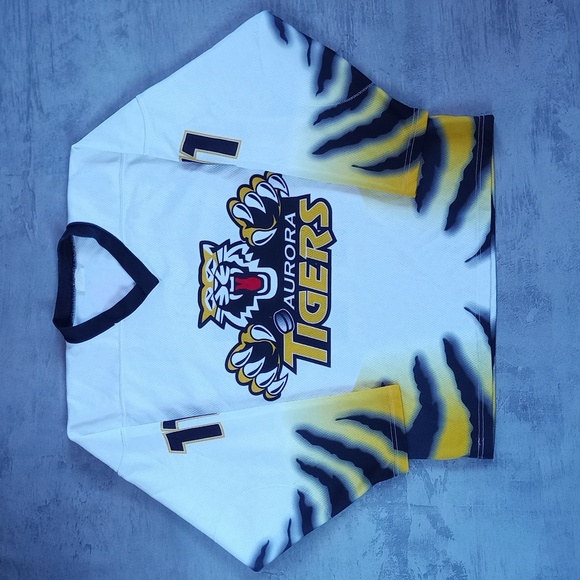 AURORA TIGERS HOCKEY JERSEY #11 - Picture 1 of 6